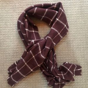 full length checker scarf
